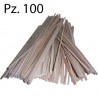 Bastoncini Per Zucchero Filato 100pz quadrato Lungo 35cm