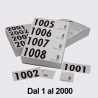 Serie Biglietti Pesca 1/2000 Bianco
