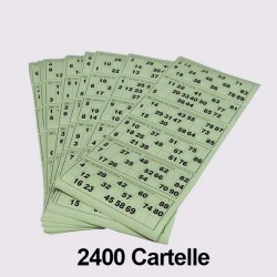 Tombolone 2400 Cartelle Preforate