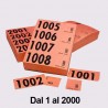 Serie Biglietti Pesca 1/2000 Arancio