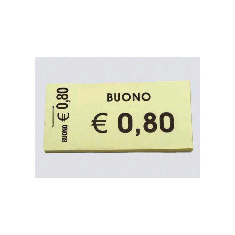 Buoni Cassa Euro 0,80 10x100