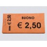 Buoni Cassa Euro 2,50 5x100