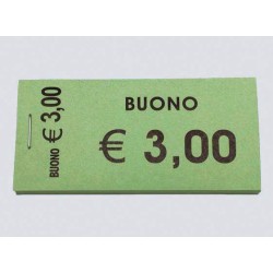 Buoni Cassa Euro 3,00 5x100
