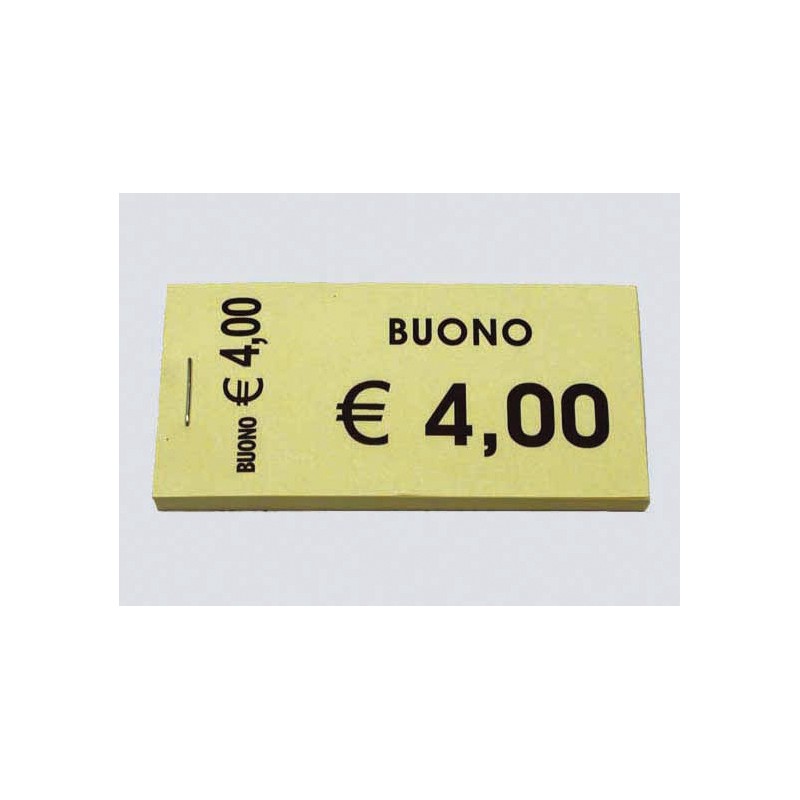 Buoni Cassa Euro 4,00 5x100