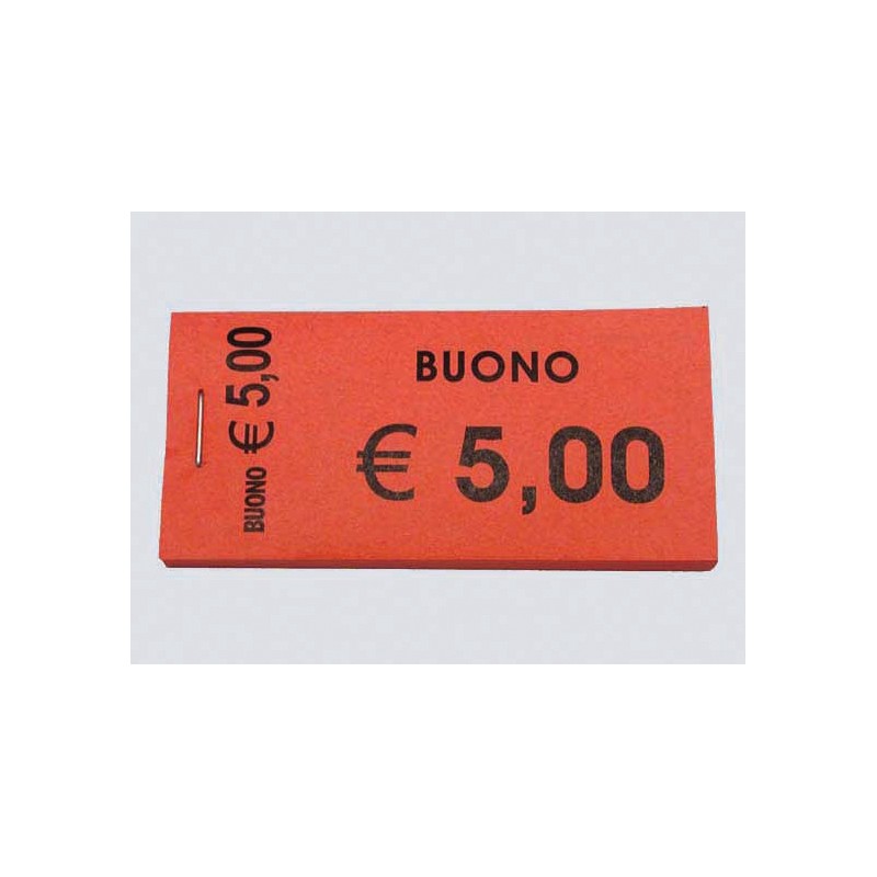 Buoni Cassa Euro 5,00 5x100