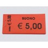 Buoni Cassa Euro 5,00 5x100