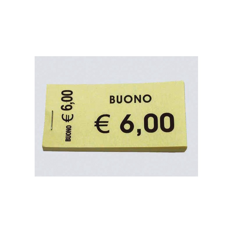 Buoni Cassa Euro 6,00 5x100