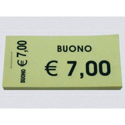 Buoni Cassa Euro 7,00 5x100