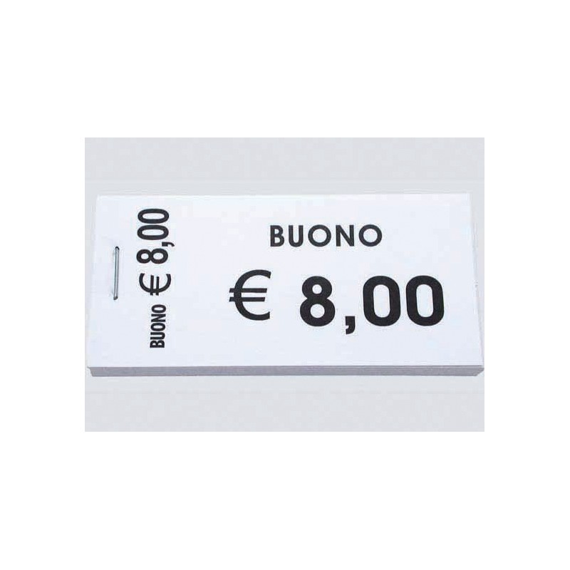 Buoni Cassa Euro 8,00 5x100