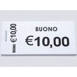 Buoni Cassa Euro 10,00 5x100