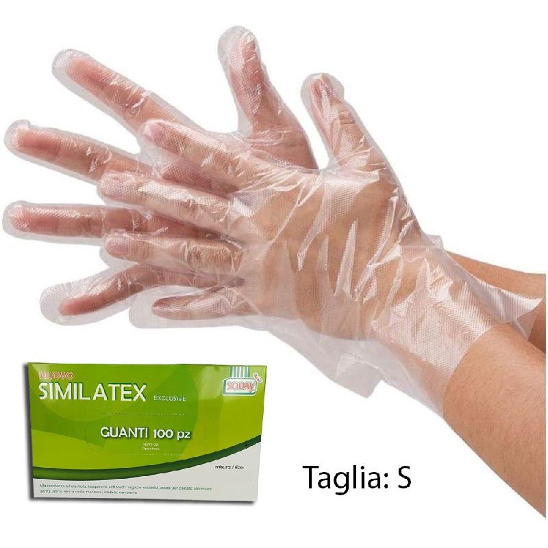 GUANTI SIMILATEX 100PZ. SMALL GUANTI SIMILATEX 100PZ. SMALL