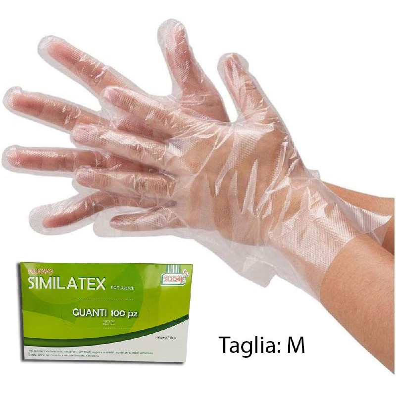 GUANTI SIMILATEX 100PZ. MEDIUM GUANTI SIMILATEX 100PZ. MEDIUM