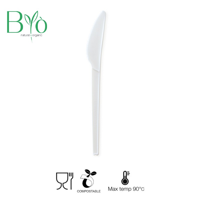 Coltello Bio In Cpla Pz. 50 biodegradabile E Compostabile