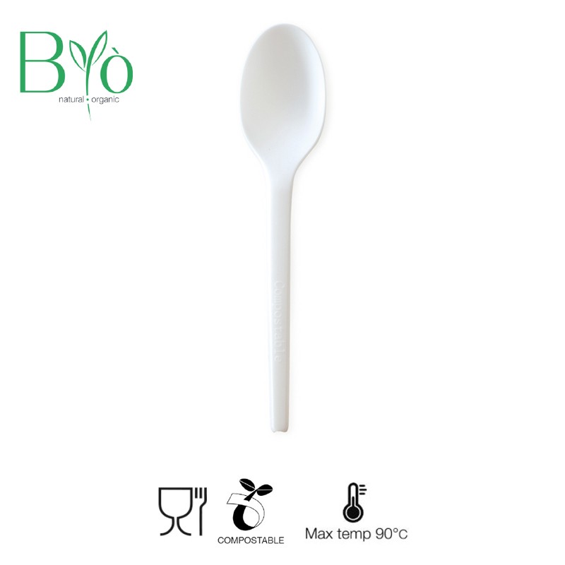 Cucchiaio Bio In Cpla Pz. 50 biodegradabile E Compostabile