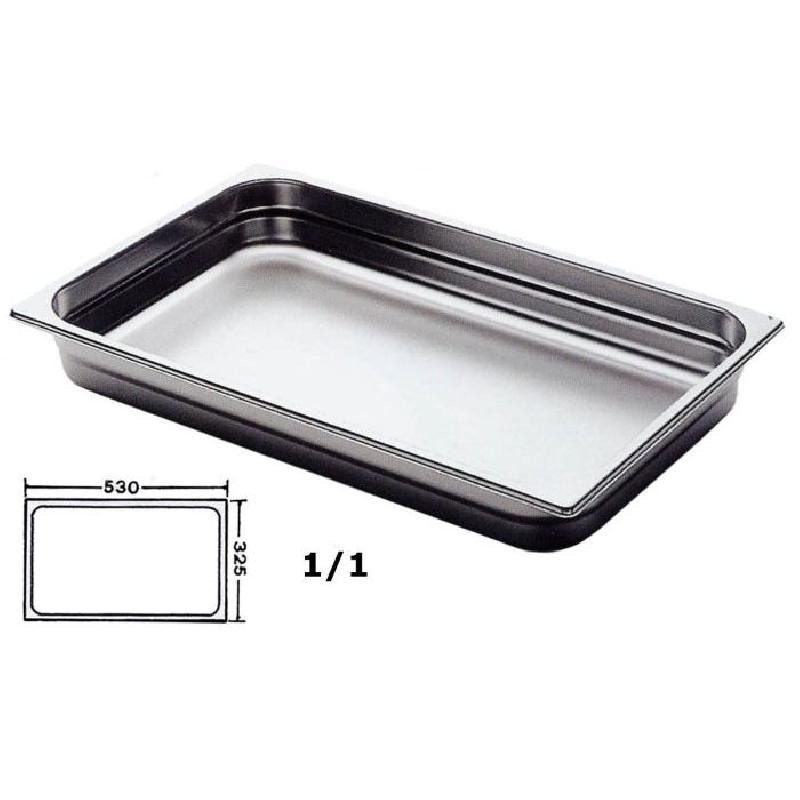 TEGLIA GASTRONORM IN ACCIAIO INOX GN11 32,5x53x10cm GN11