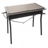 Grill Gas Inox 80x60 Ondulata