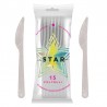 COLTELLO BIANCO Pz. 15 RIUTILIZZABILE
