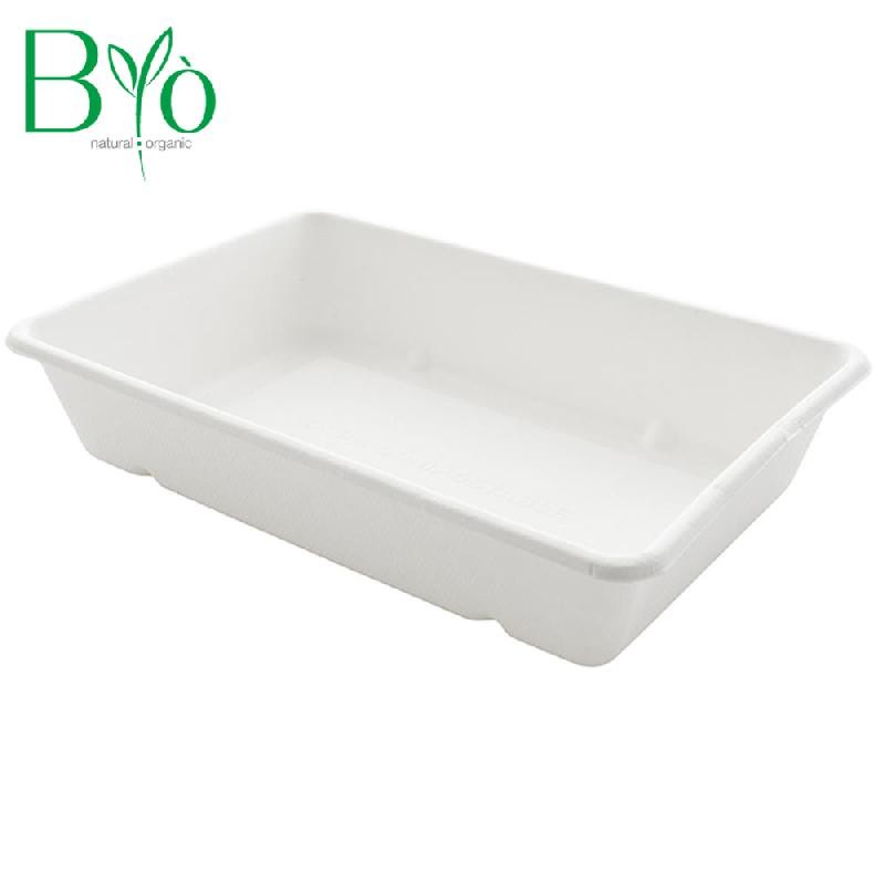 VASCHETTA RETTANGOLARE 23x15,6x4,5cm 1200ml Pz. 40 POLPA DI CELLULOSA VASCHETTA RETTANGOLARE 23x15,6x4,5cm 1200ml Pz. 40 POLPA DI CELLULOSA