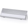Badge Clip Portanome In Alluminio7x2,5cm Colore Argento