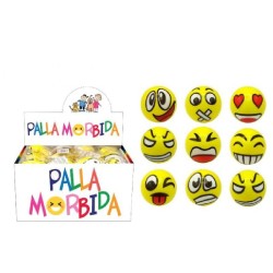 Pallina Smile Morbida Con Emoticons Antistress 8 cm