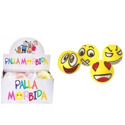 Pallina Smile Morbida Con Emoticons Antistress 8 cm