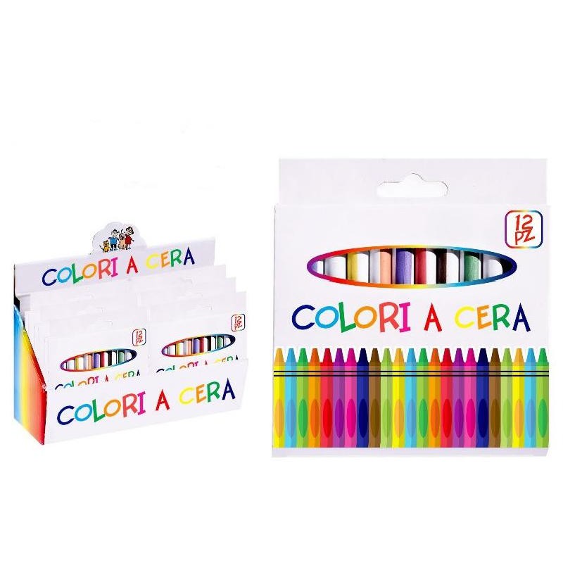 Colori a Cera 12 pezzi