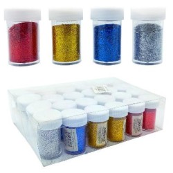 POLVERE GLITTER TANTI COLORI ASSORTITI 10 GR.