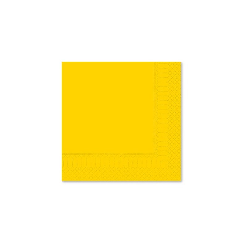 Tovaglioli 33x33 2 Veli Giallo Pz. 50