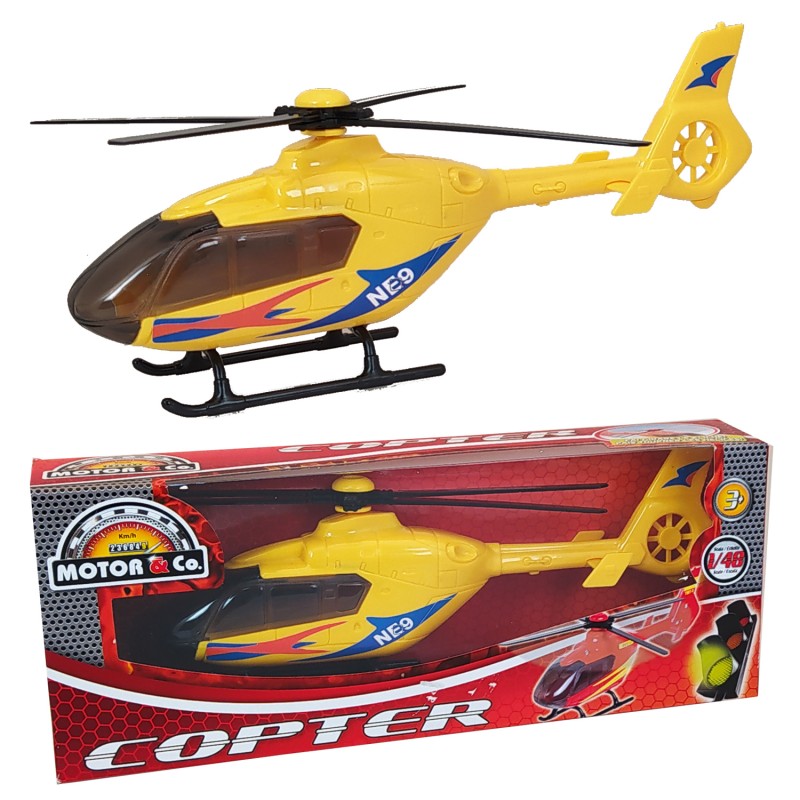 Motori & Co - Elicottero Copter Die Cast 148 4 Colori