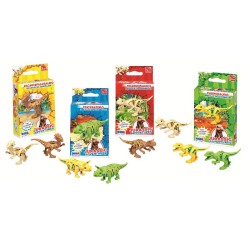 Set Costruzioni Dinosauri Jurassic, 4 modelli assortiti - 3684