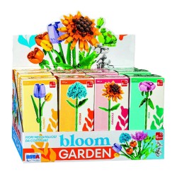 Set Costruzioni Bloom Garden Fiori, modelli assortiti - 12092