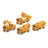 Veicolo Cantiere Ruote Libere, 4 modelli assortiti - 3688