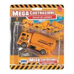 Veicolo Cantiere Ruote Libere, 4 modelli assortiti - 3688