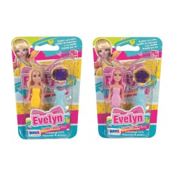 Bambolina Mini Evelyn, colori assortiti - 3682
