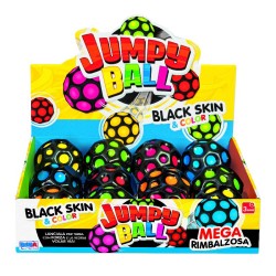 Palla Jumpy Black Skin Rimbalza, modelli assortiti - 12119