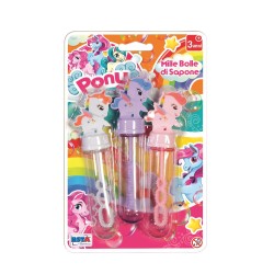 3 TUBI 30 ml BOLLLE DI SAPONE PONY IN BLISTER
