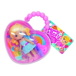Bambola Sofy Minidoll 9 cm con Borsetta Cuoricino, modelli assortiti - 11551
