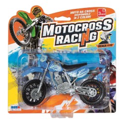 Moto Cross Racing blister, 2 colori assortiti - 11663