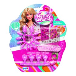 Set Beauty Girls Unghie ed Accessori, modelli assortiti - 12026