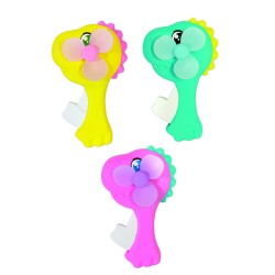Mini Ventilatore Dinosauro, 3 colori assortiti - 11830