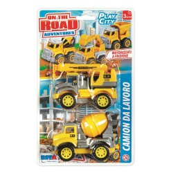 Set 2 Camion Play City a frizione, 2 modelli assortiti - 11366