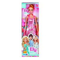 Bambola Ely Fashion Doll h 29 cm con Borsetta, modelli assortiti - 11555