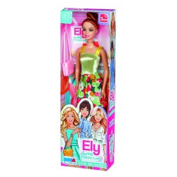 Bambola Ely Fashion Doll h 29 cm con Borsetta, modelli assortiti - 11555