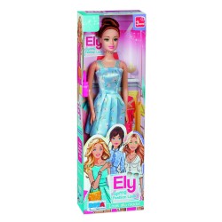 Bambola Ely Fashion Doll h 29 cm con Borsetta, modelli assortiti - 11555