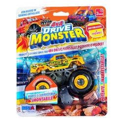 Auto 4x4 Drive Monster a Frizione, modelli assortiti - 12028