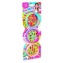 SET 3 BRACCIALETTI FASHION CON STIKERS