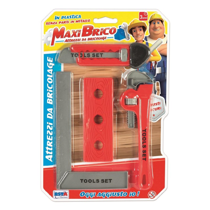 SET ATTREZZI MAXI BRICO 2 ASSORTIMENTI