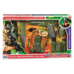 PLAYSET MILITARE PISTOLA ED ACCESSORI DELTA