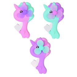 MINI VENTILATORE UNICORNO 3 COLORI ASSORTITI