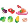 SET CUCINA FRUTTA VERDURA ATTACCA STACCA
